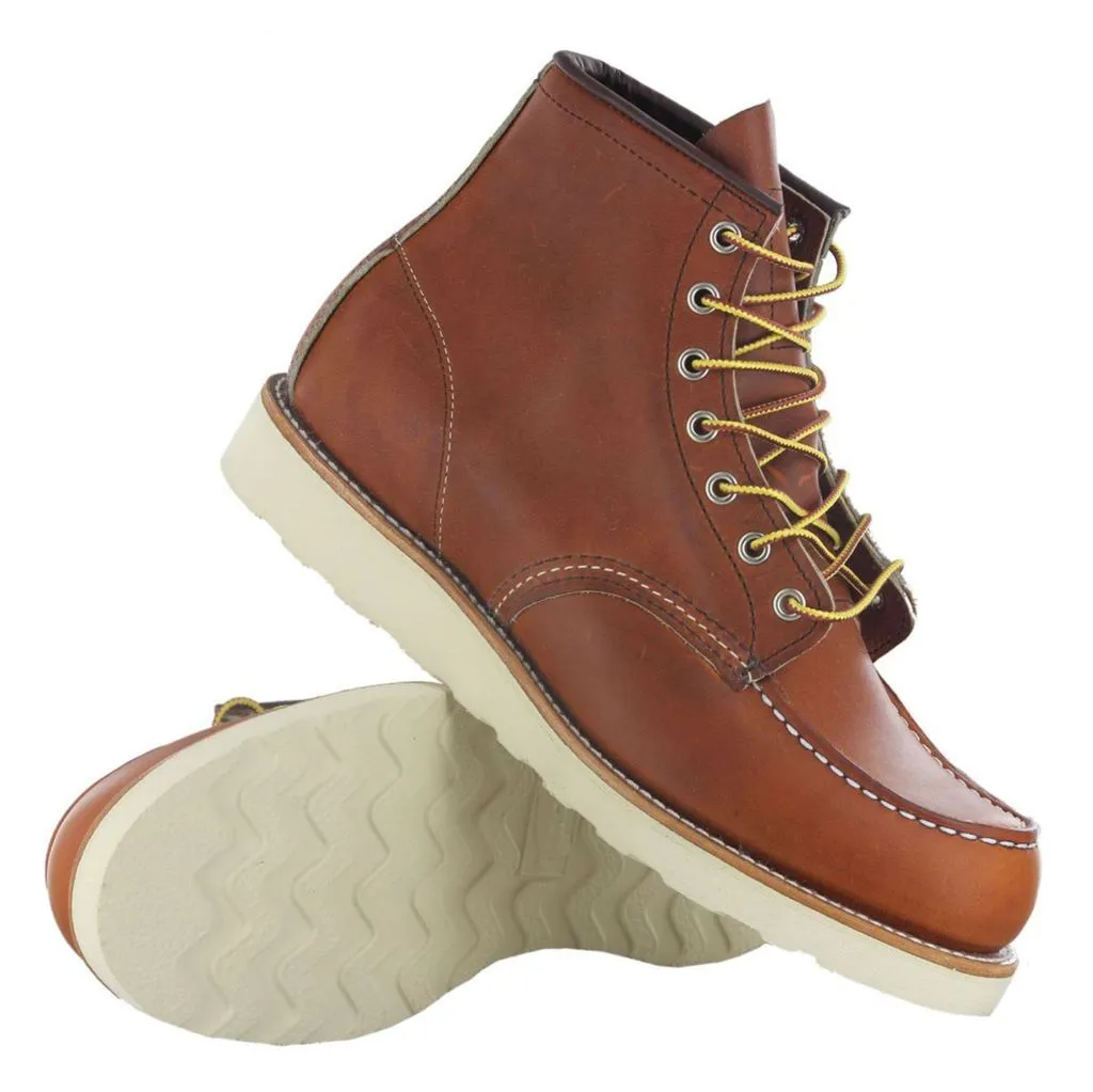 875 6 Inch Men's Moc Toe Boots