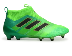 adidas Kids ACE 17  PURECONTROL FG Solar Green/Core Black/Core Green