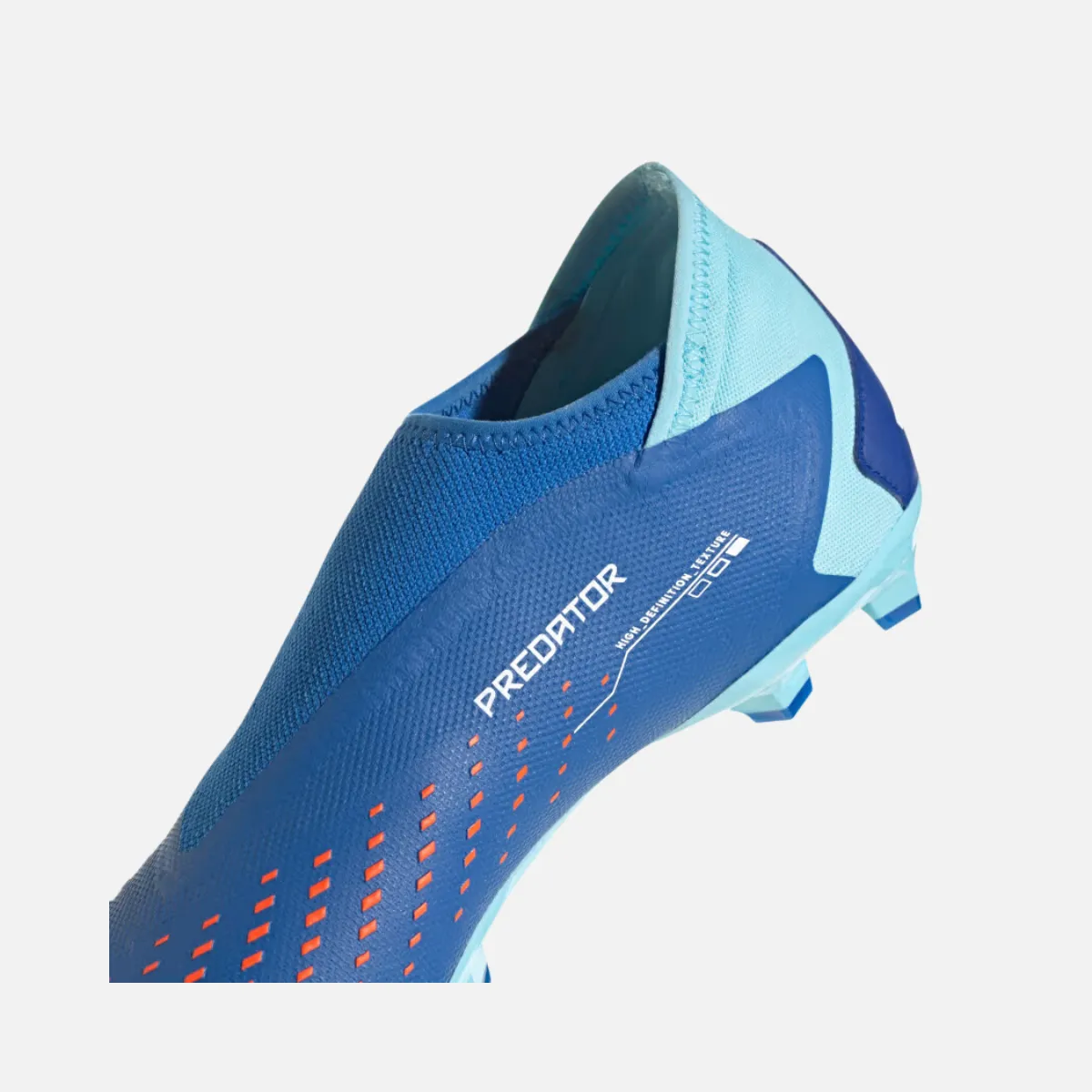 Adidas Predator Accuracy.3 Laceless Firm Ground Football Studs -Bright Royal/Cloud White/Bliss Blue