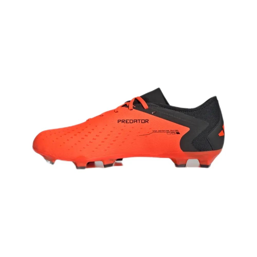 Adidas Predator Accuracy.3 Low Firm Ground Football Shoe (Orange/Black/Black)