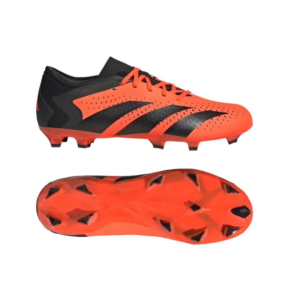 Adidas Predator Accuracy.3 Low Firm Ground Football Shoe (Orange/Black/Black)