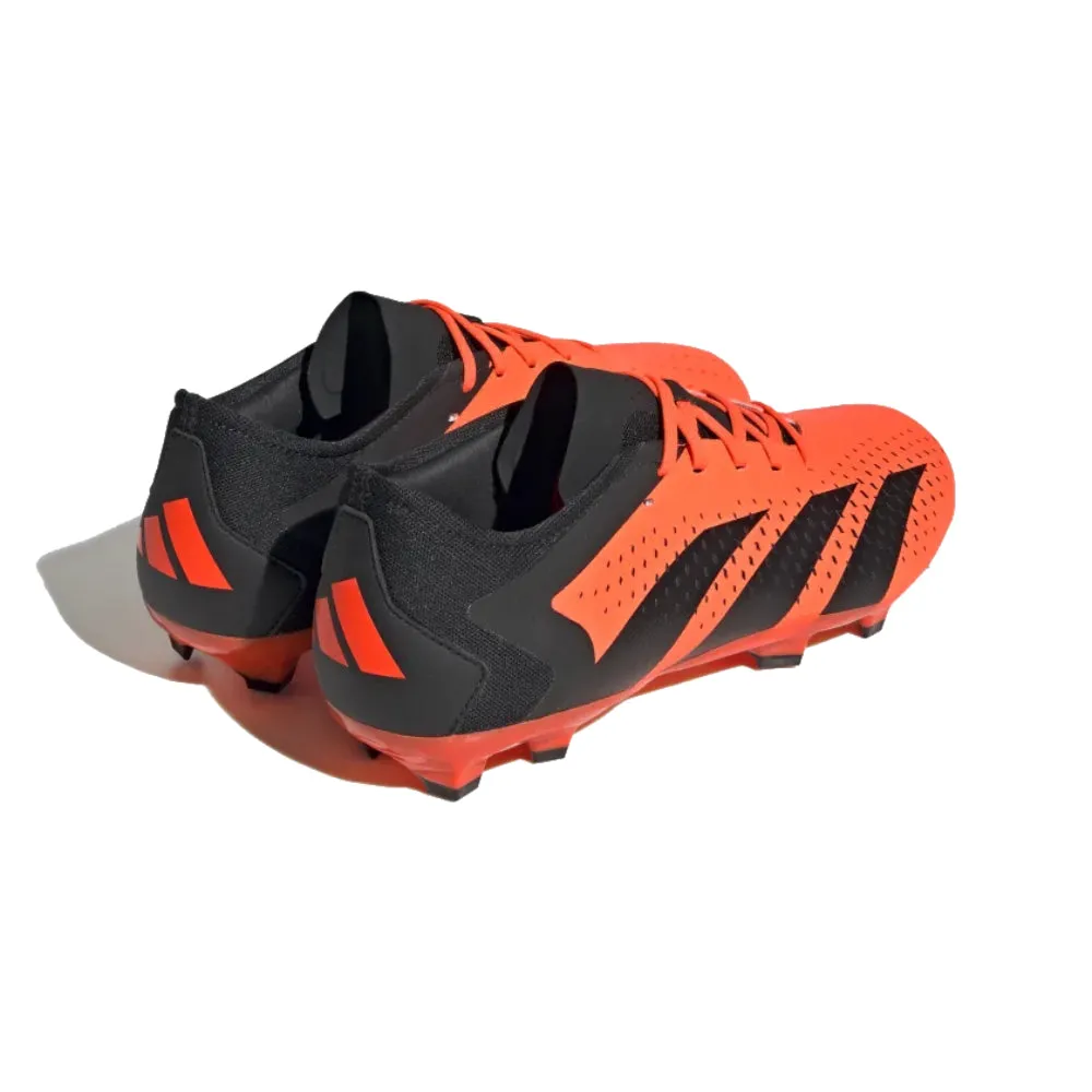 Adidas Predator Accuracy.3 Low Firm Ground Football Shoe (Orange/Black/Black)