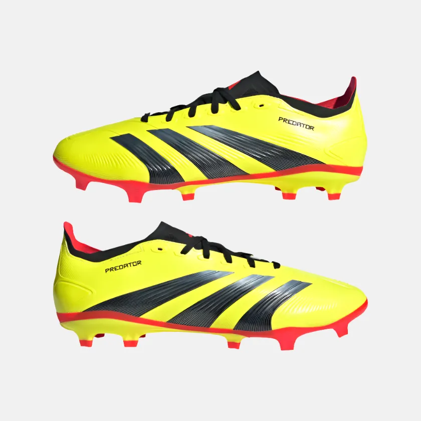 Adidas Predator League Firm Ground Football Shoes -Team Solar Yellow 2/Core Black/Solar Red