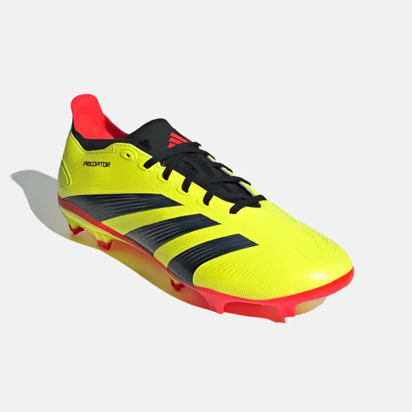 Adidas Predator League Firm Ground Football Shoes -Team Solar Yellow 2/Core Black/Solar Red