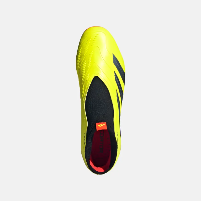 Adidas Predator League Laceless Firm Ground Football Shoes -Team Solar Yellow 2/Core Black/Cloud White