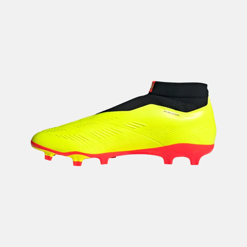 Adidas Predator League Laceless Firm Ground Football Shoes -Team Solar Yellow 2/Core Black/Cloud White