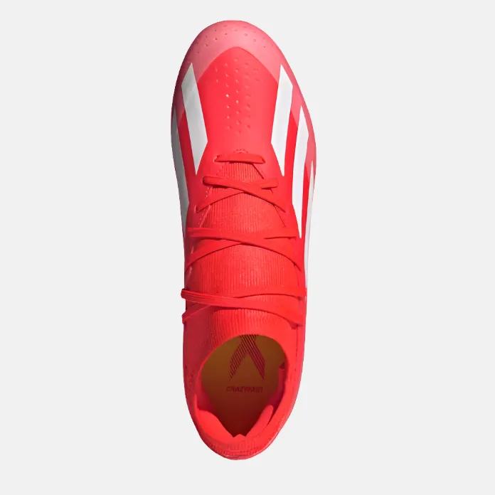 Adidas X Crazyfast League Firm Ground Football Shoes - Solar Red/Cloud White/Team Solar Yellow 2