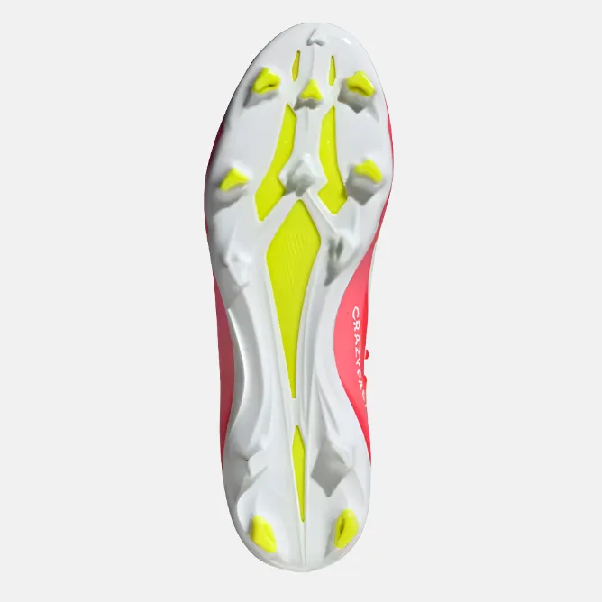 Adidas X Crazyfast League Firm Ground Football Shoes - Solar Red/Cloud White/Team Solar Yellow 2