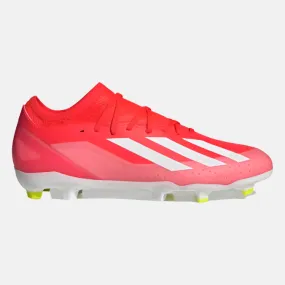 Adidas X Crazyfast League Firm Ground Football Shoes - Solar Red/Cloud White/Team Solar Yellow 2