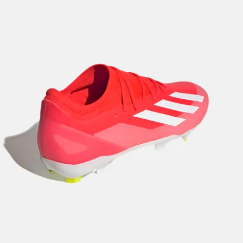 Adidas X Crazyfast League Firm Ground Football Shoes - Solar Red/Cloud White/Team Solar Yellow 2