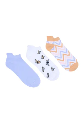 AERO Printed Ankle Socks 2-Pack