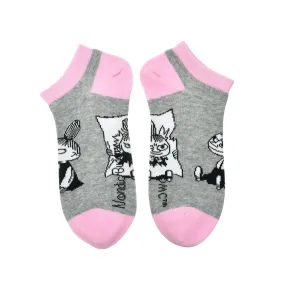 Ankle Socks Little My Grey/Pink