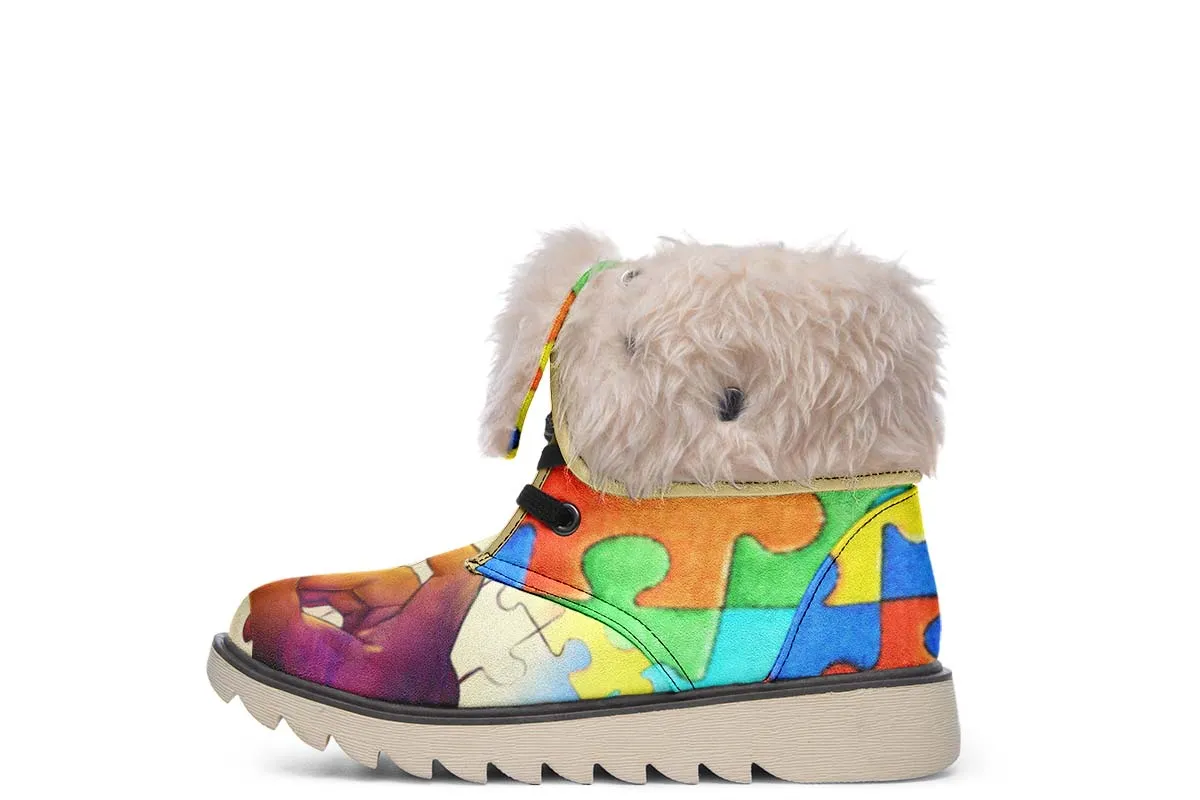 Artistic Autism Awareness Polar Vibe Boots