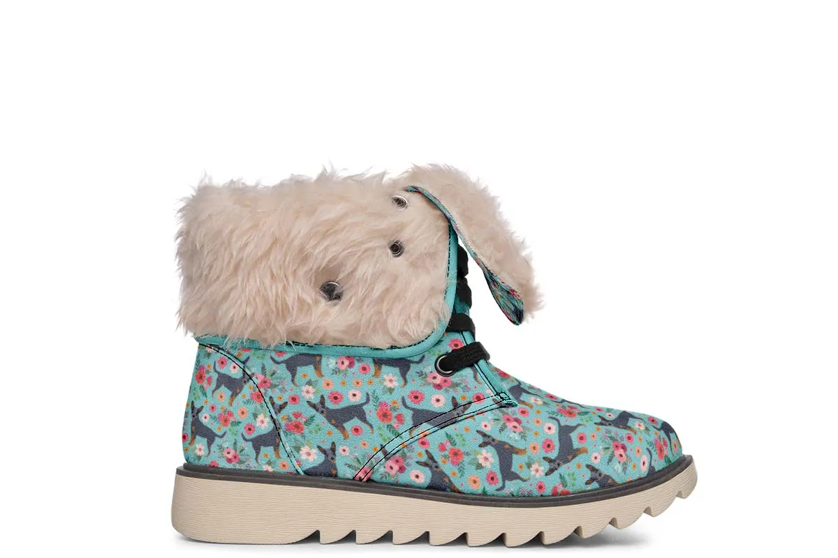 Australian Cattle Dog Flower Polar Vibe Boots