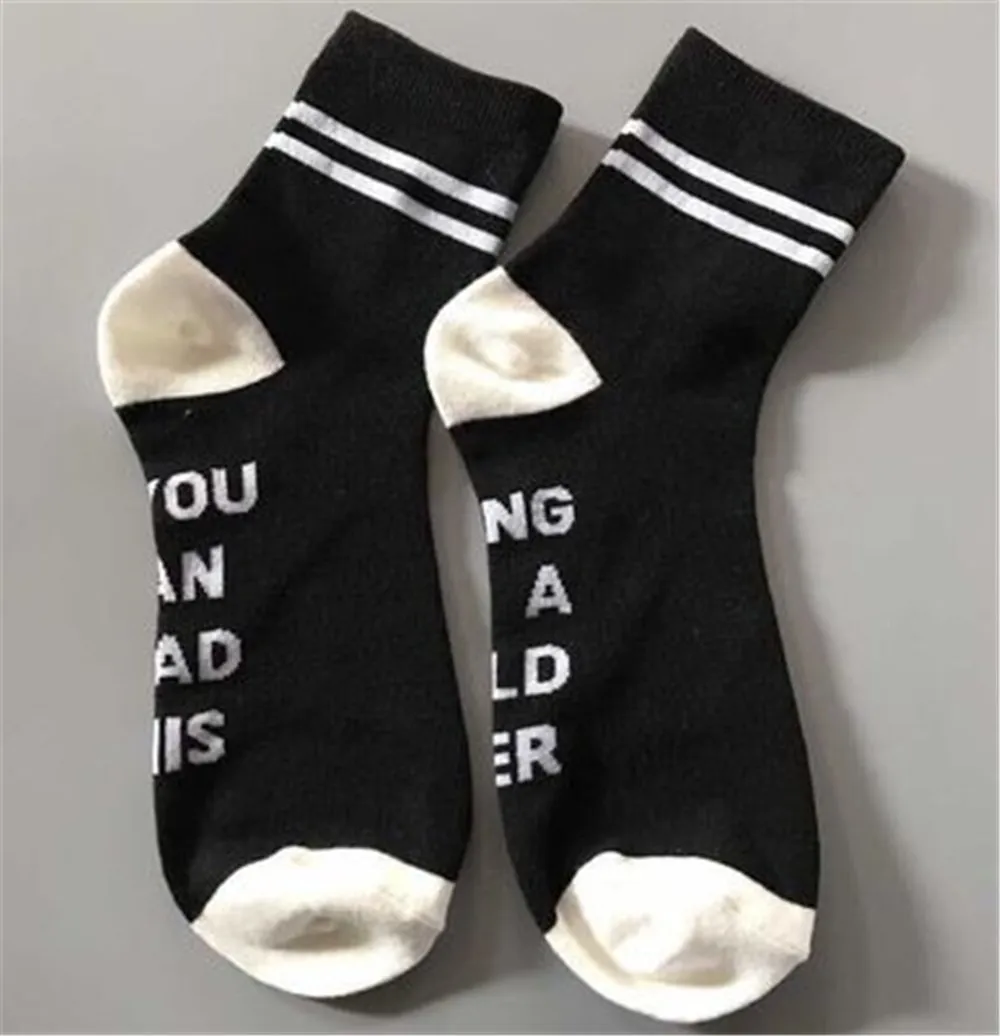 Autumn Spring Christmas Dobby Custom Wine Cotton Polyester Socks for Women