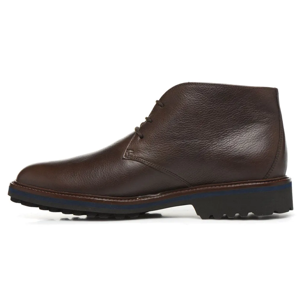 Berto Full Grain Leather Men's Ankle Boots