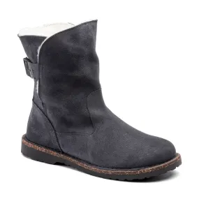 Birkenstock Uppsala Shearling Suede Graphite Boot Women's