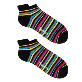 Black Stripes - Ankle Trainer Socks