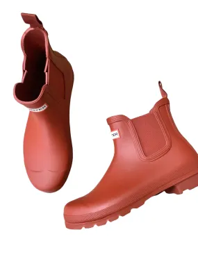 Boots Rain By Hunter In Red, Size: 9