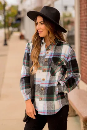 Cozy Vibes Plaid Shacket