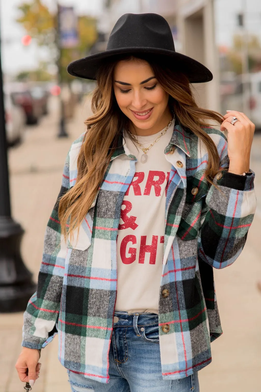 Cozy Vibes Plaid Shacket