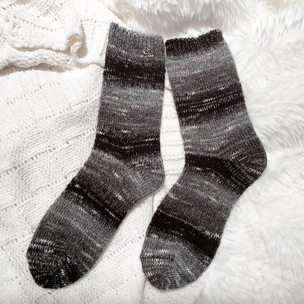 Cozy Winter Socks | Wool and Cotton