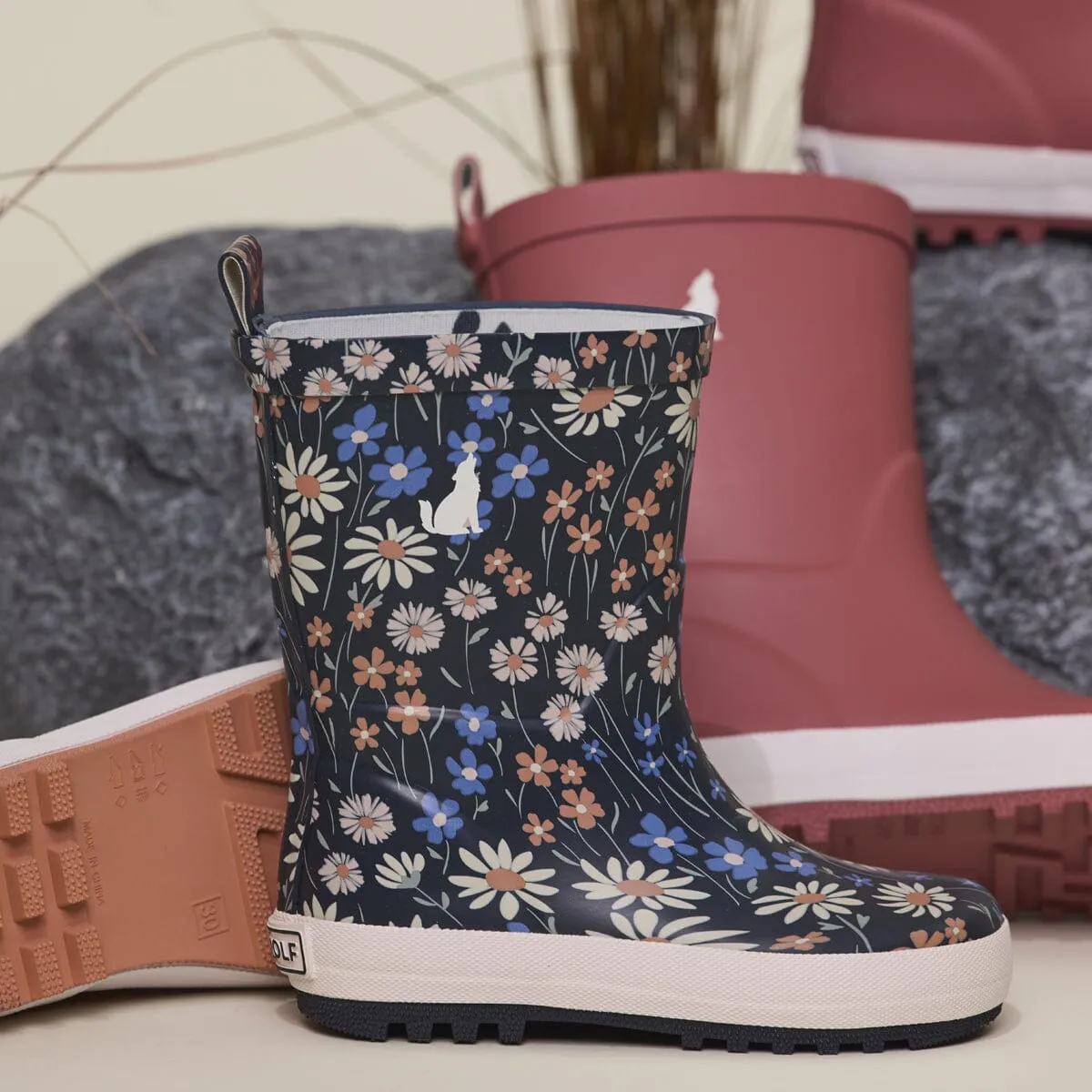 Crywolf Rain Boots - Winter Floral - W24 Unboxed