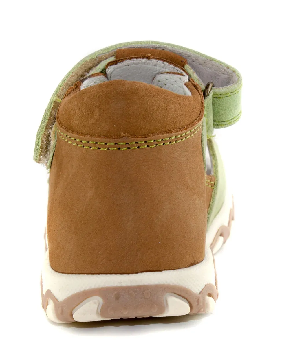 D.D. Step Toddler Boy Sandals Brown And Khaki - Supportive Leather Shoes From Europe Kids Orthopedic