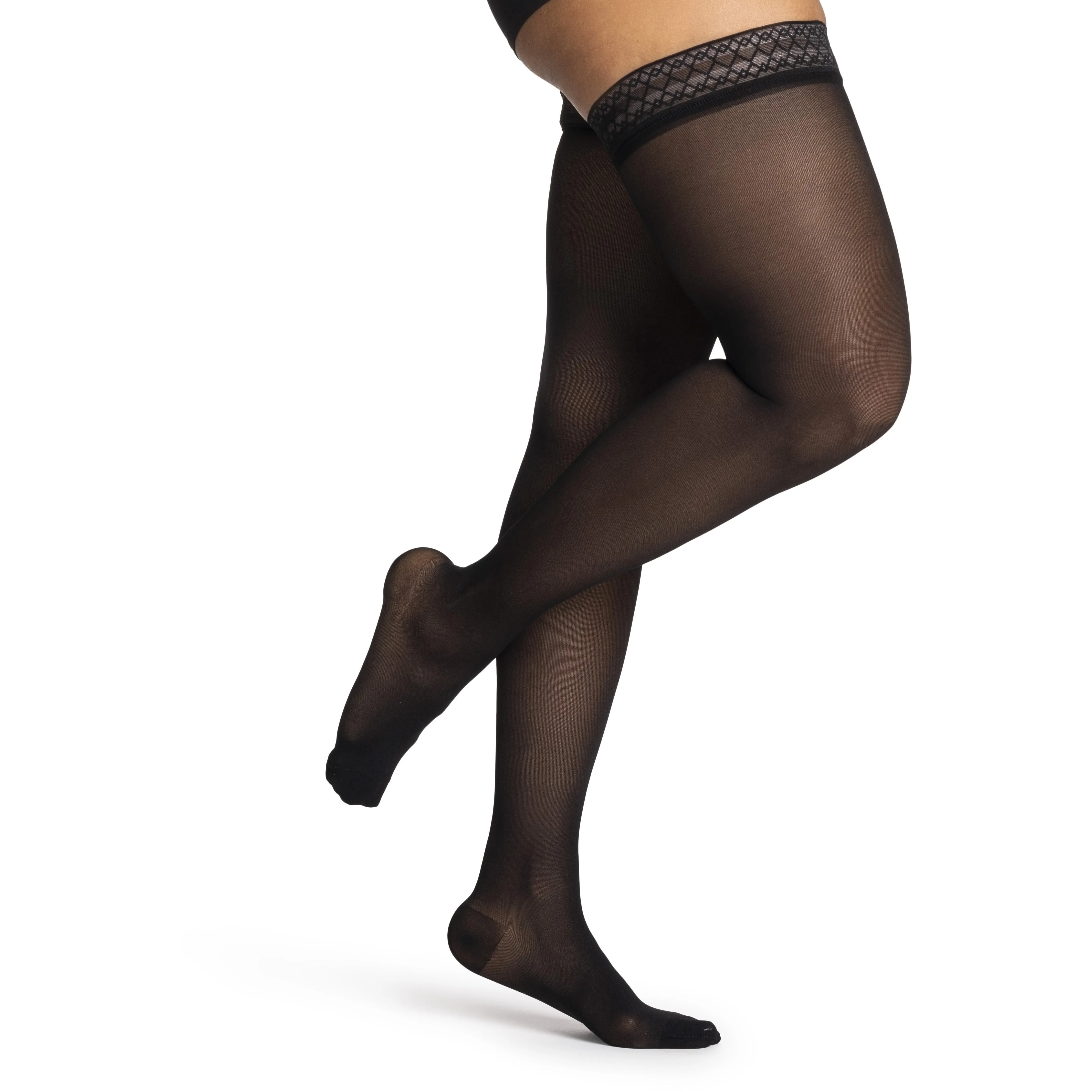 Dynaven Sheer Women's Thigh High 15-20 mmHg