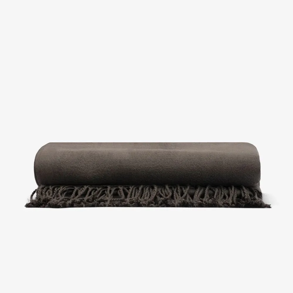 Ettitude Vegan Cashmere Woven Throw Blanket