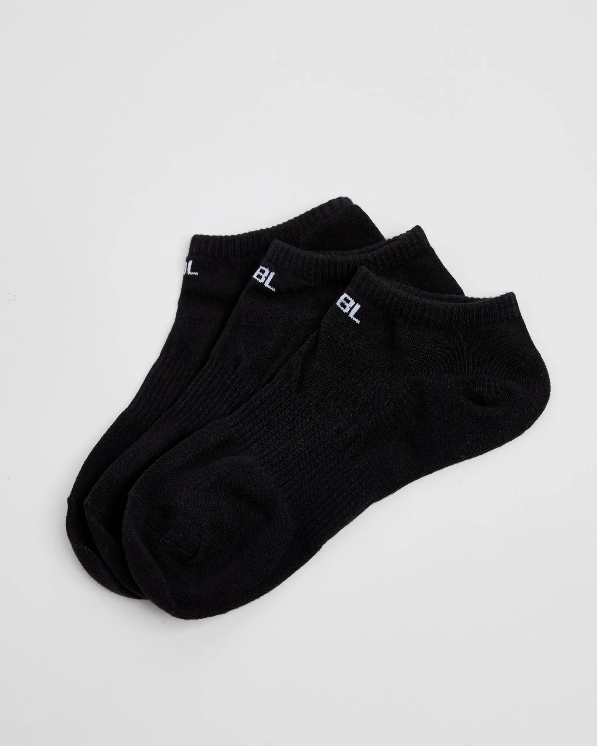 Everyday Trainer Socks (3 Pack) - Black