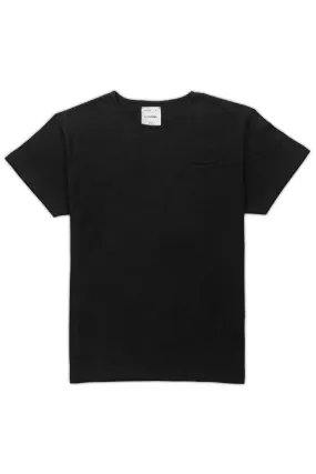 F. CLASSIC Simple Pocket T Black