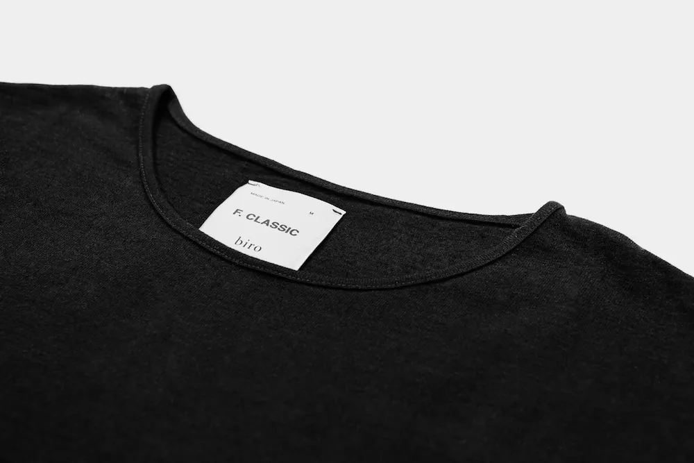 F. CLASSIC Simple Pocket T Black