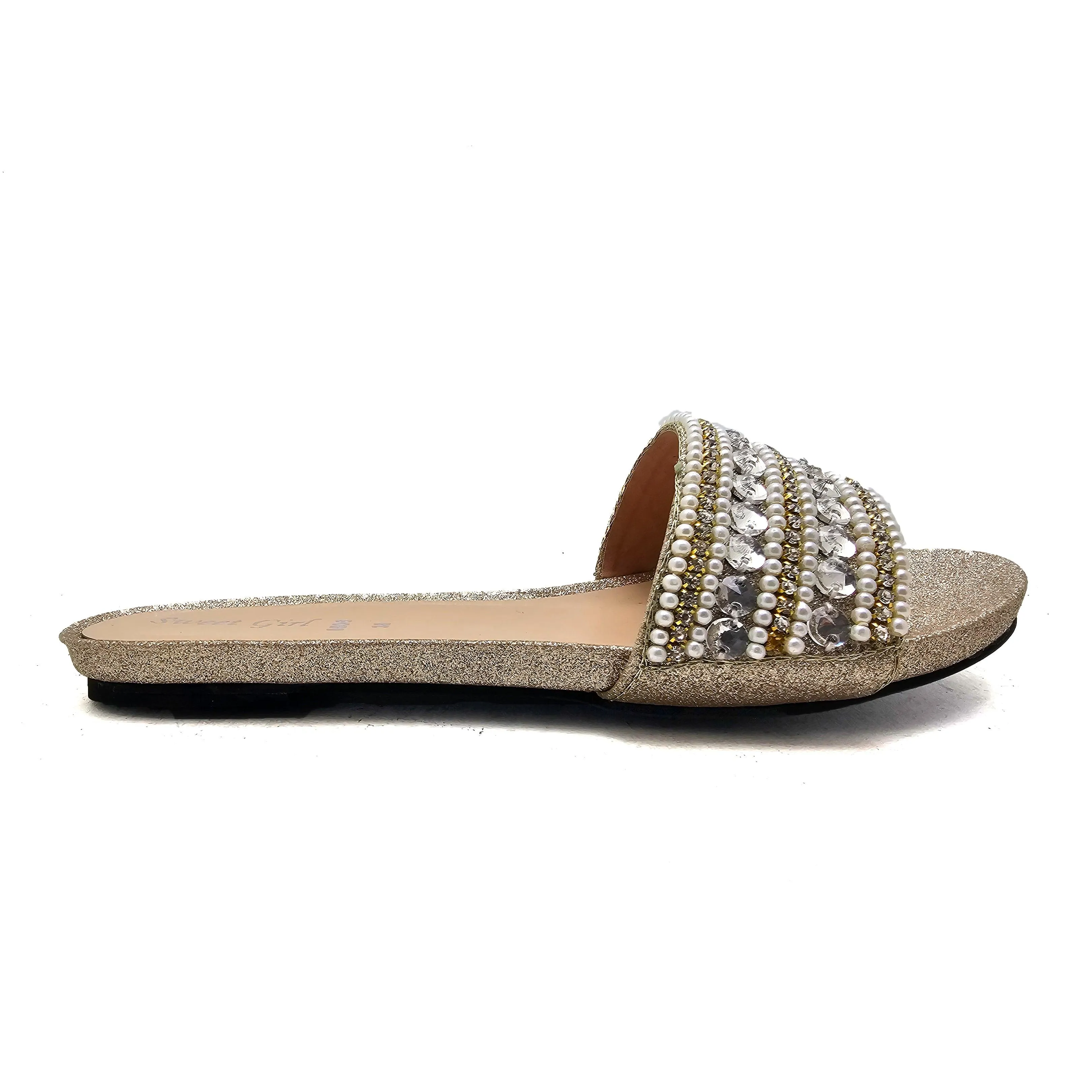 Golden Fancy Slipper