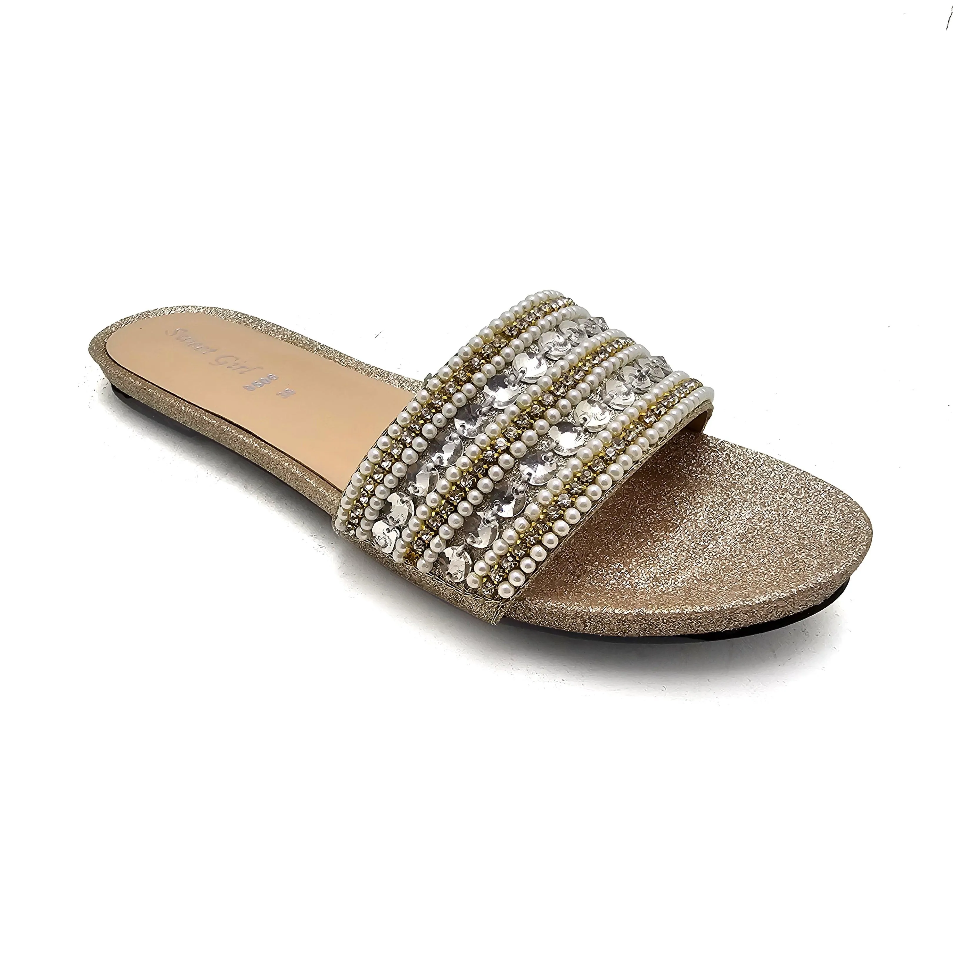 Golden Fancy Slipper