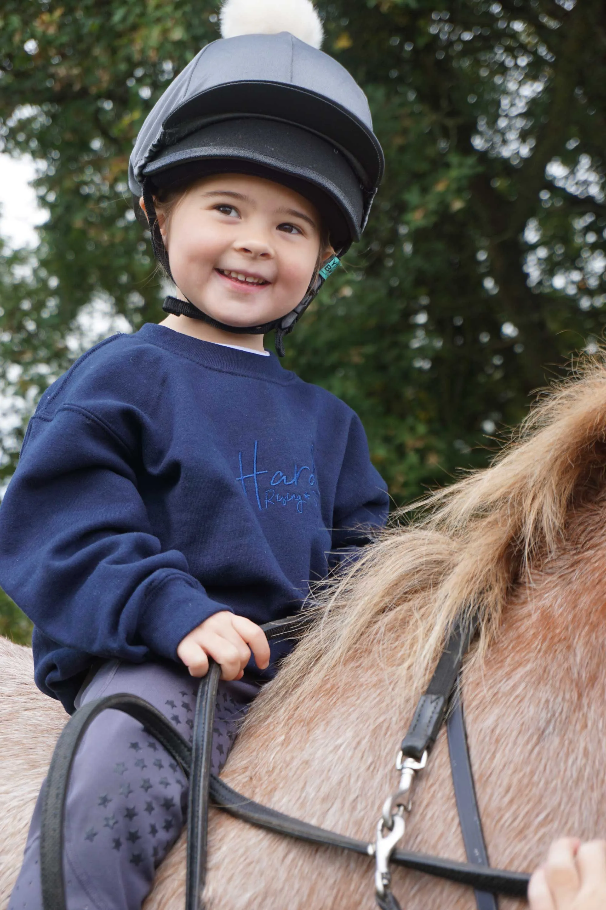 Hardy Equestrian Children's Rising Star Navy Sweatshirt