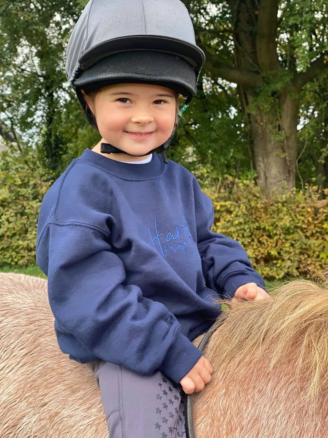 Hardy Equestrian Children's Rising Star Navy Sweatshirt