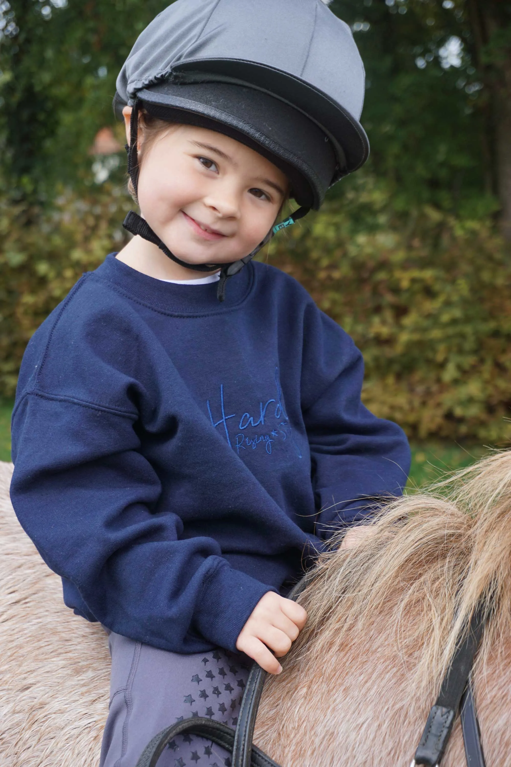 Hardy Equestrian Children's Rising Star Navy Sweatshirt