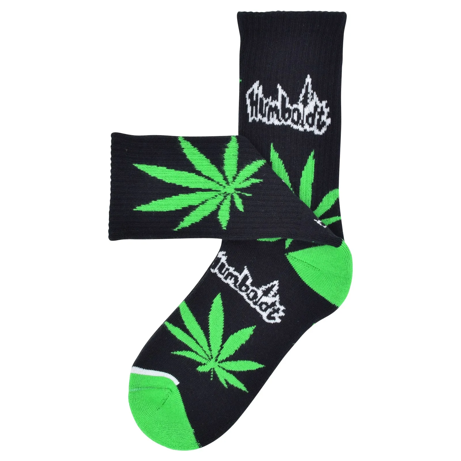 High Life Premium Blend Socks Black-Kelly-White