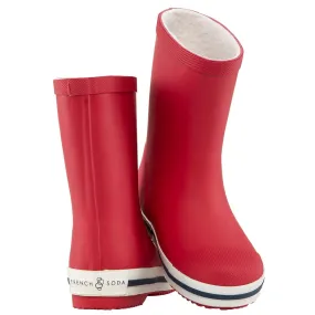 Kids' Rubber Gumboot - Red