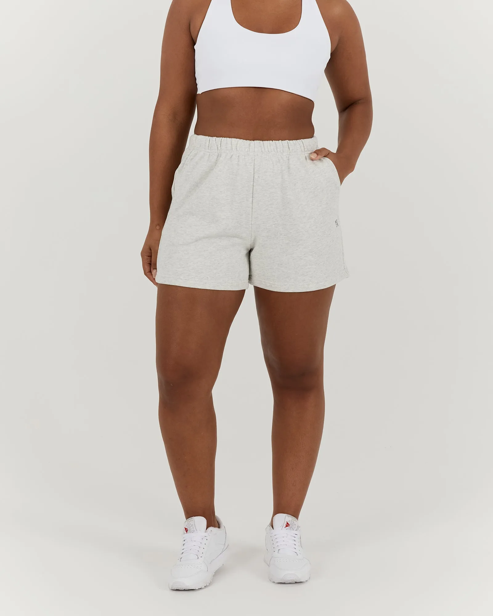 LEISURE SHORTS - ICE GREY