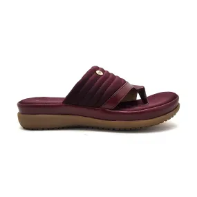 Maroon Pu Chappal