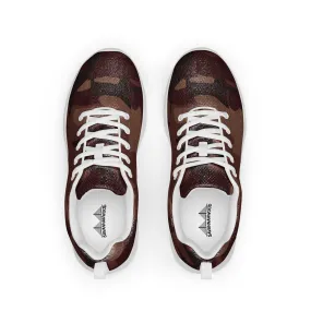 Men’s athletic shoes Burgundy Camo