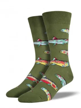 Men's Trout Graphic Socks