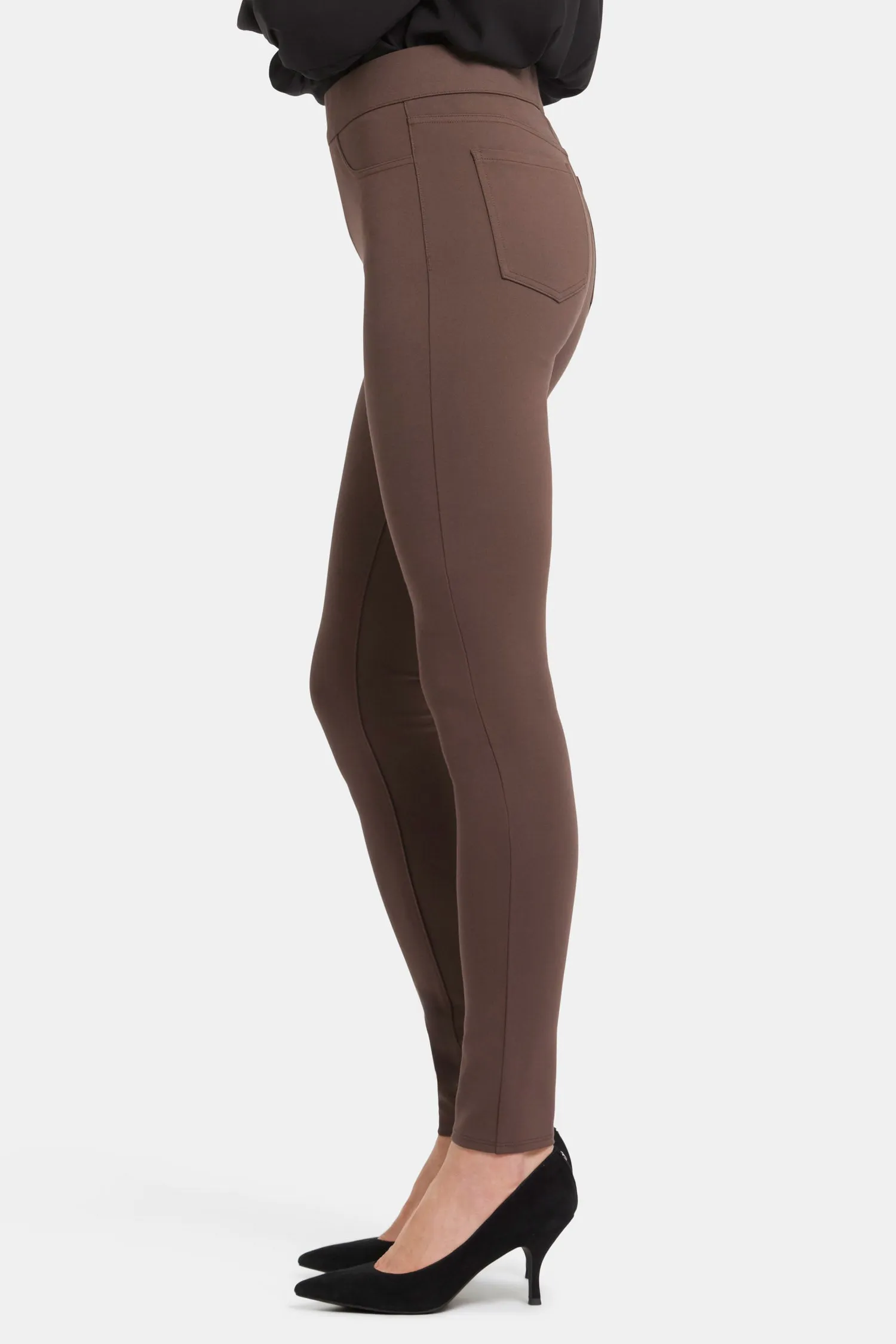 Modern Legging Pants - Coffee Bean