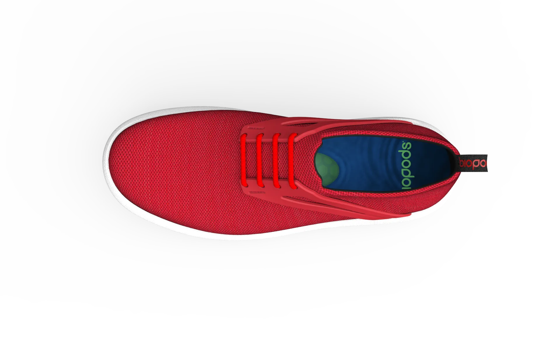 Narrow Urban Flex Sneakers - Red