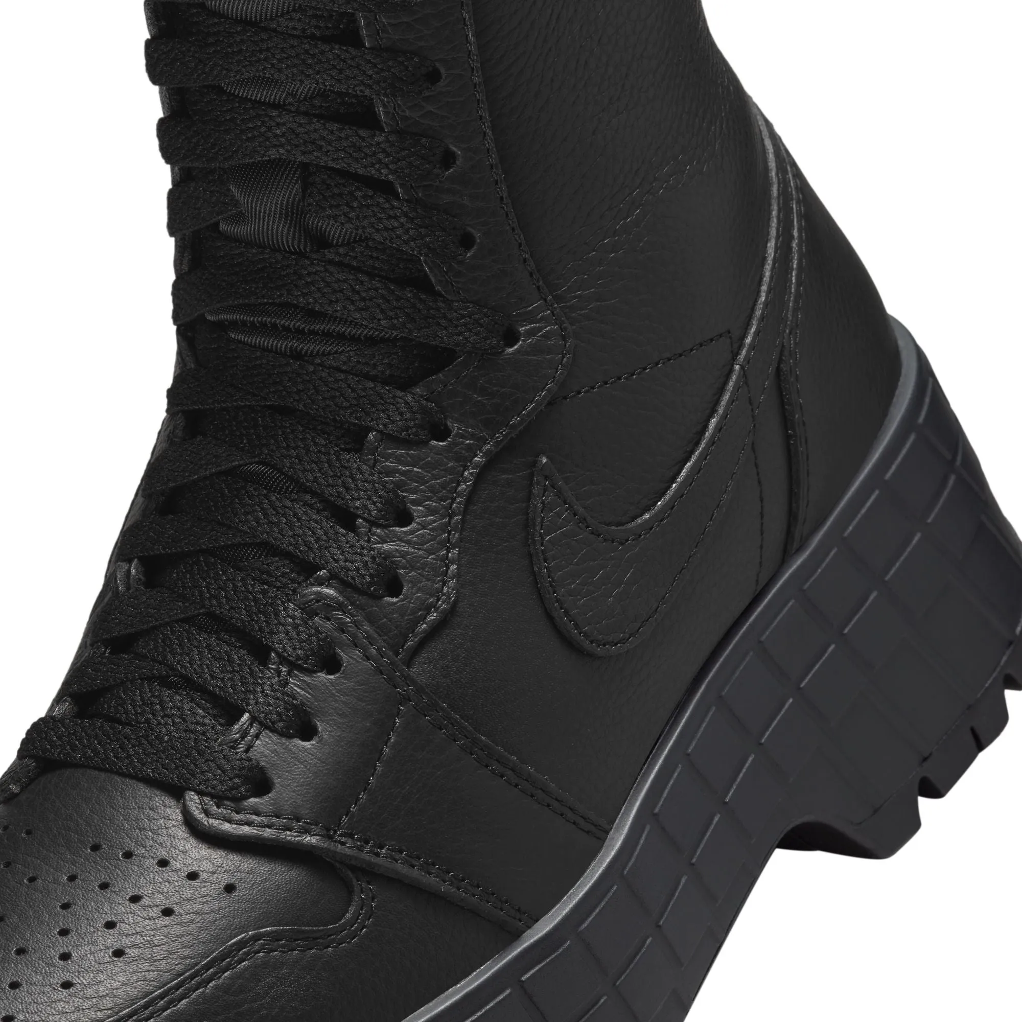 WMNS Air Jordan 1 Brooklyn (Black/Flat Pewter/Black)