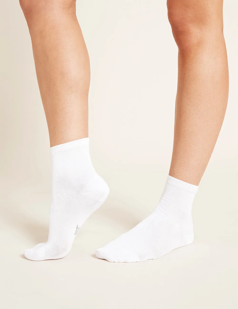 Women's Everyday Quarter Crew Socks - White